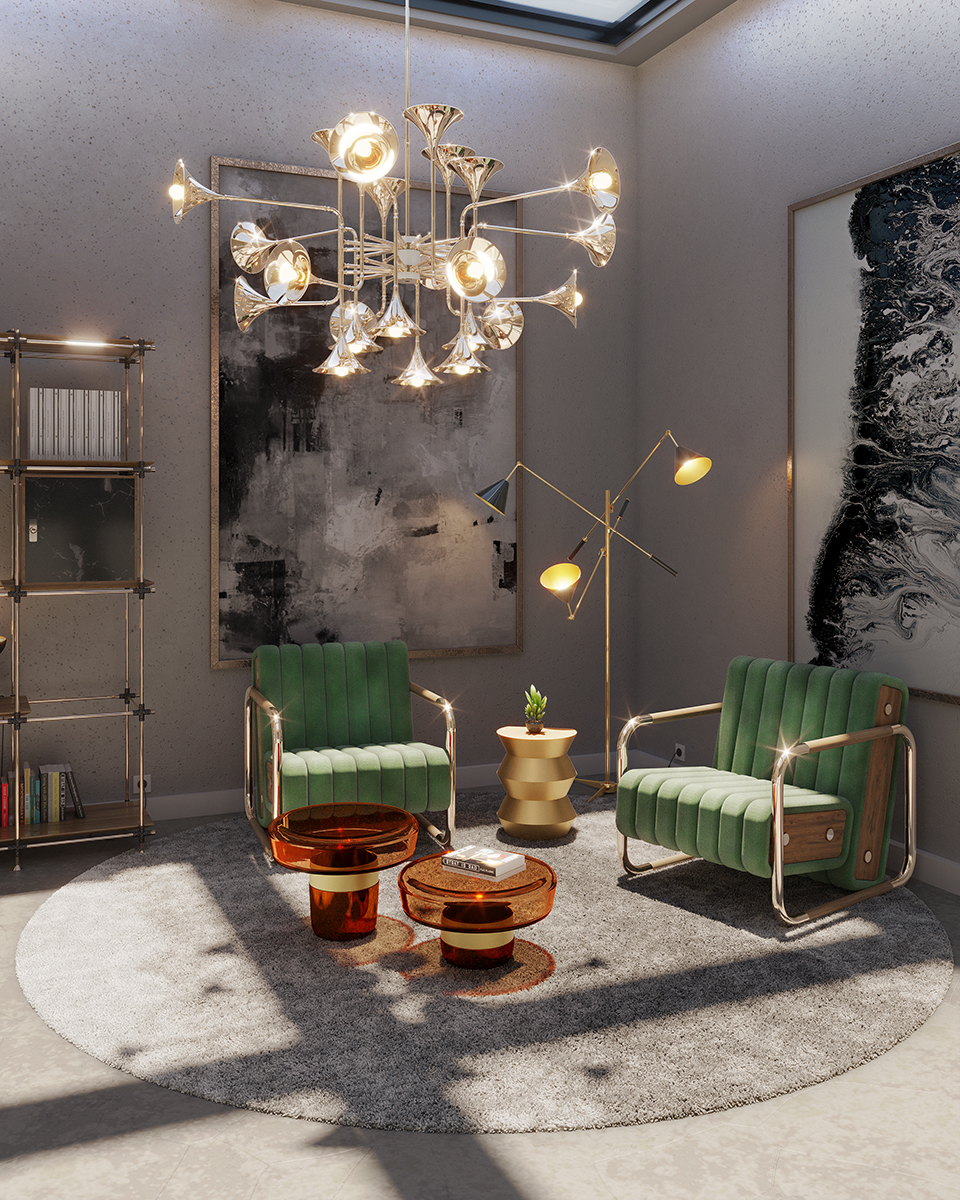 Candeeiro de pé Crooner - 15