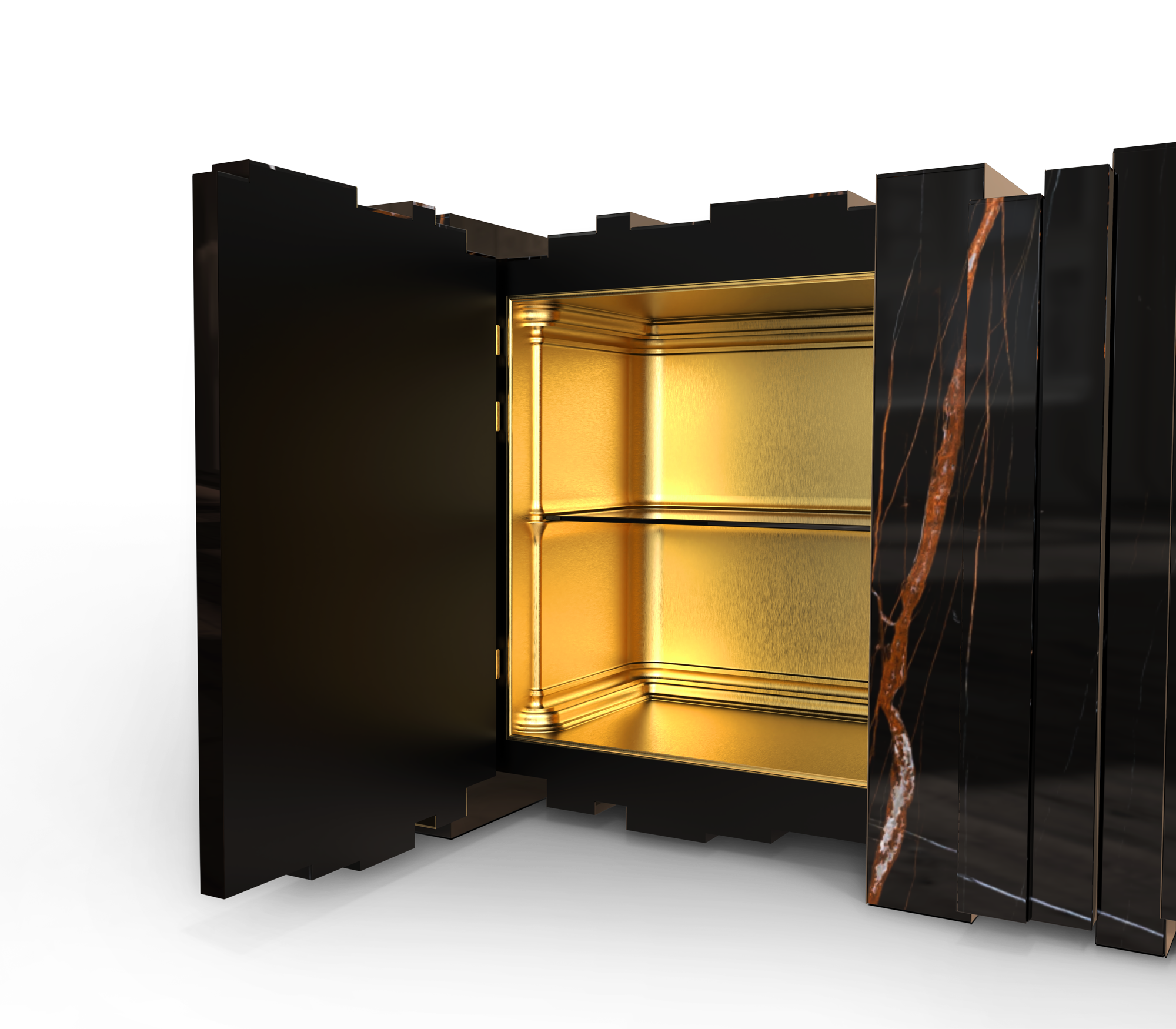 Aparador Vortex preto