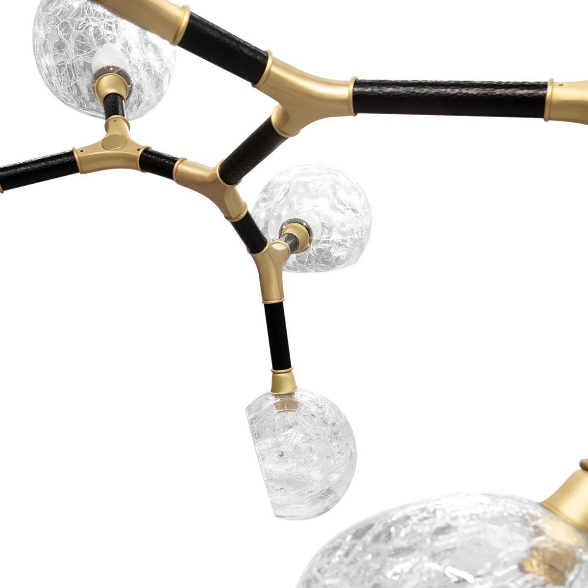 Candeeiro suspenso grande irregular multi-sombra