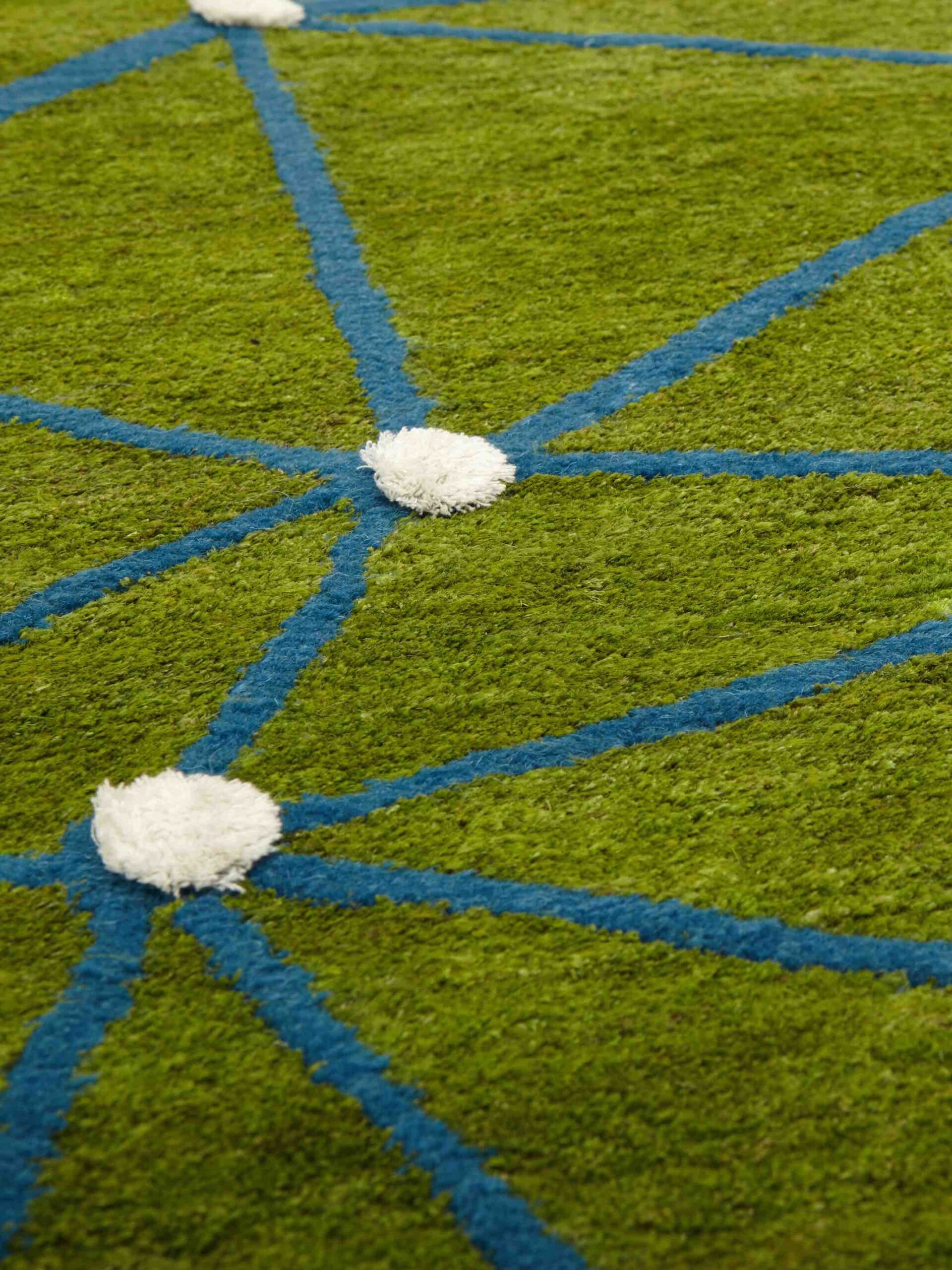 Tapete Topographie Imaginaire Designer Tecido à Mão