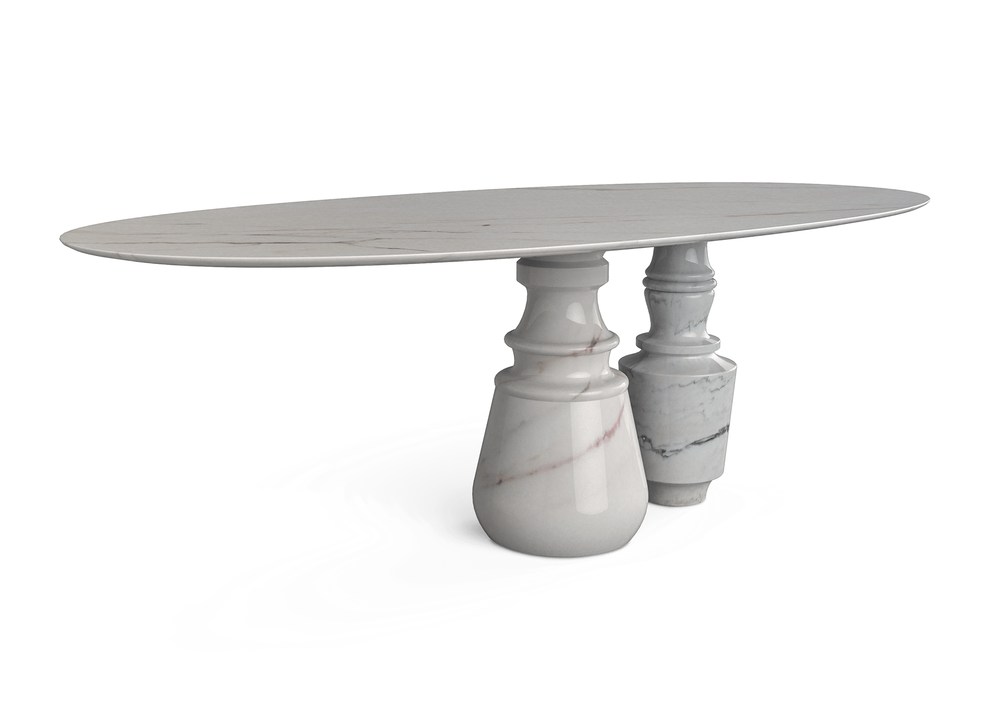 Mesa de Jantar Oval Estremoz Obsidian