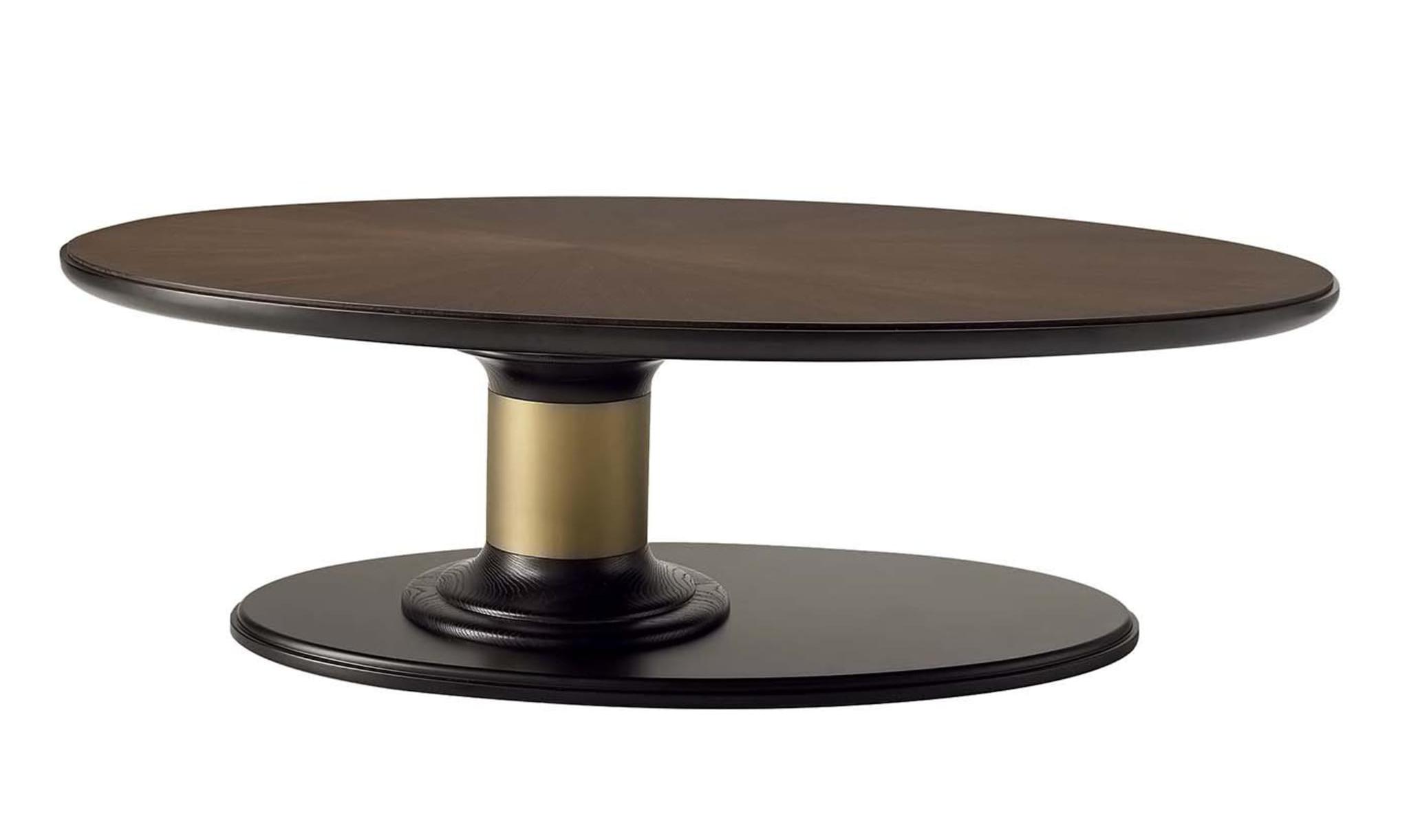 Mesa de Centro Oval Dilan | Dimensões: L 130 × P 90 × A 40 cm