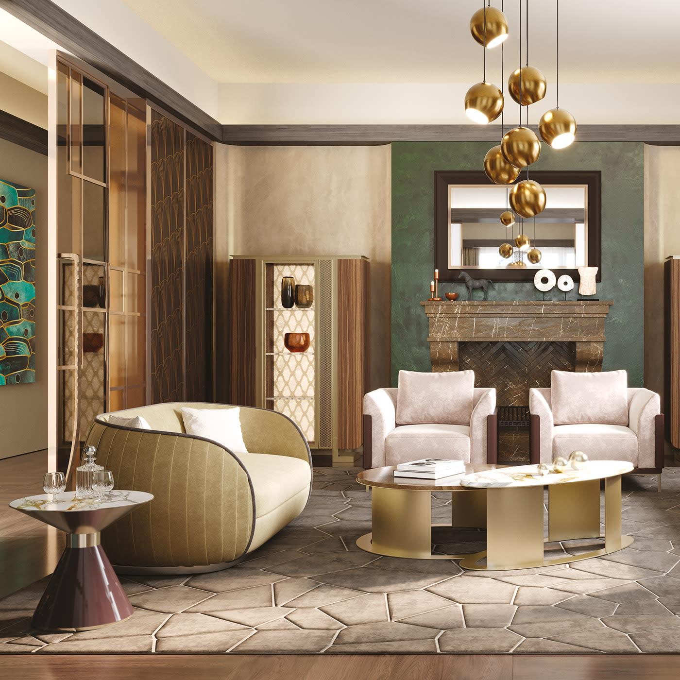 Poltrona Italiana Contemporânea Vittoria