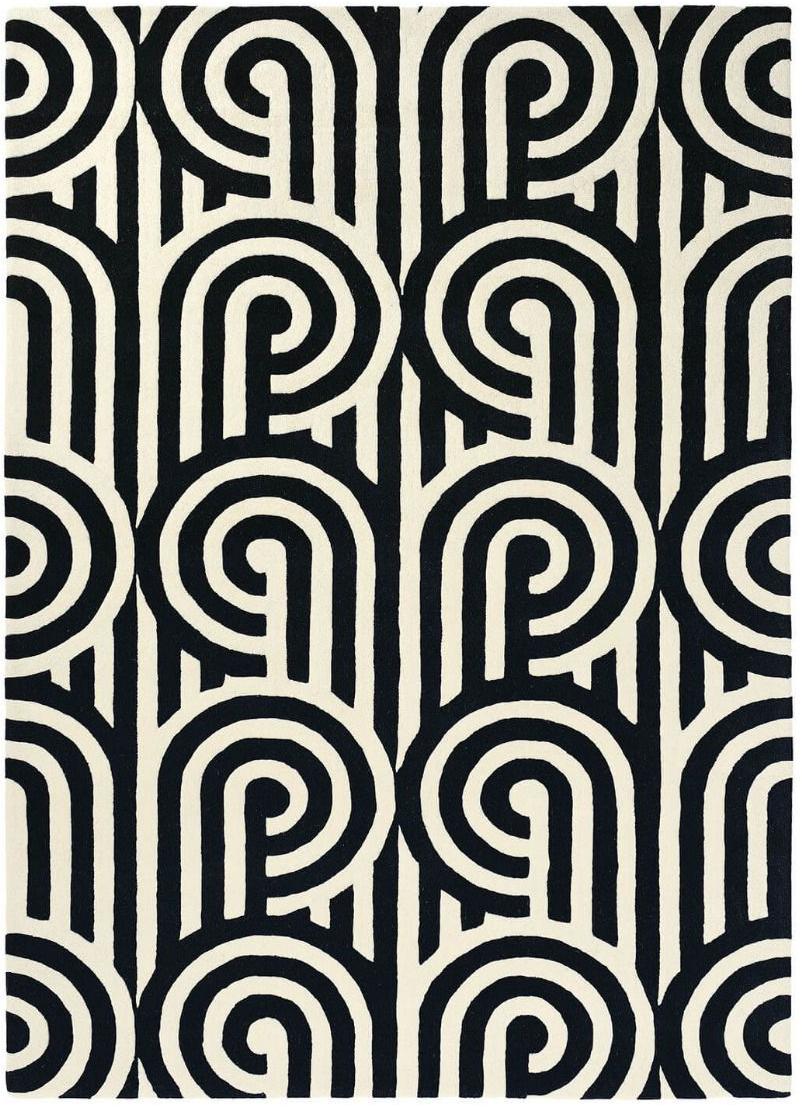 Tapete Turnabouts Preto | Tamanho: 170 × 240 cm