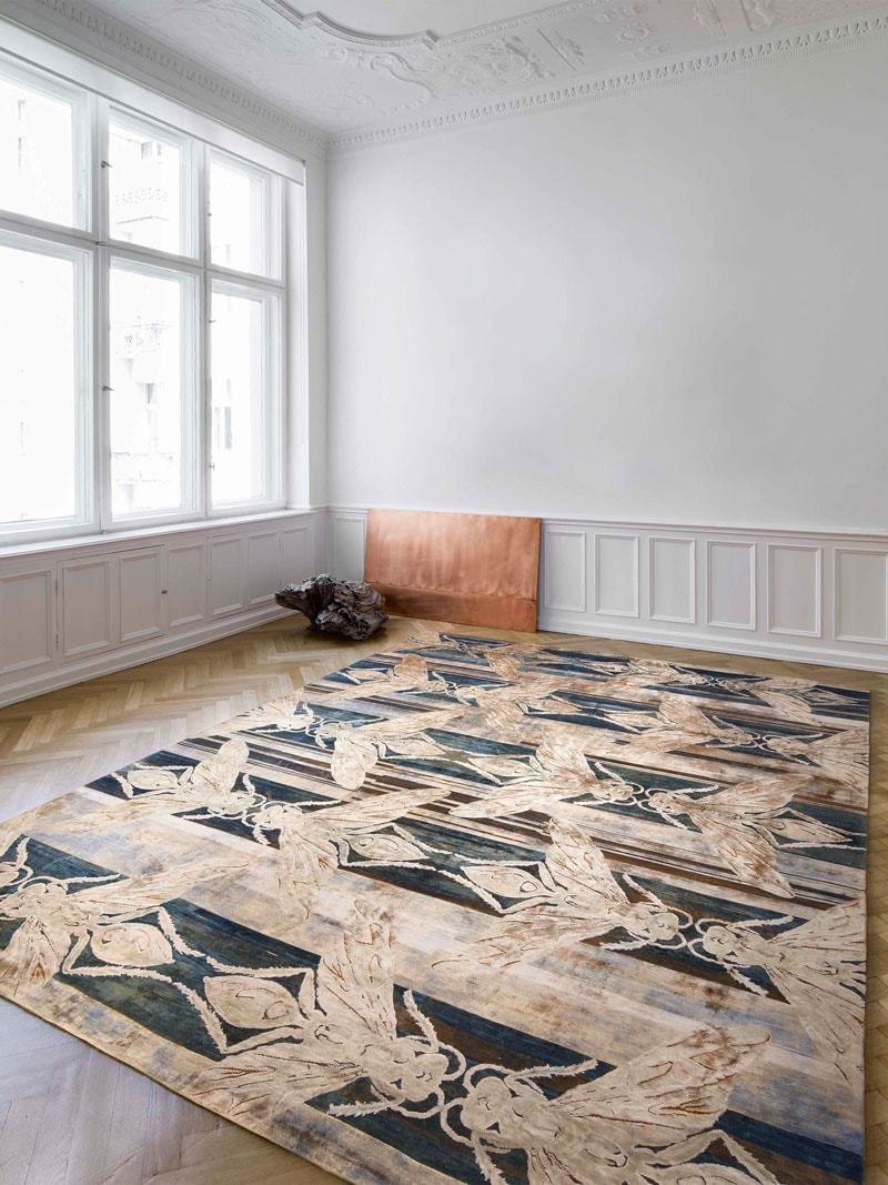 Tapete No Honey Feito à Mão Luxury