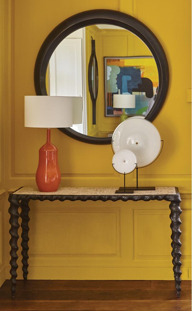 Mesa Consola Karinta White Oyster