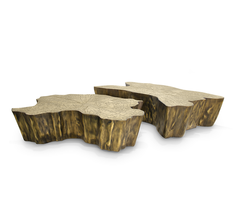 Mesa de Centro Pátina Paradise | Dimensões: L 138 × P 95 × A 36 cm