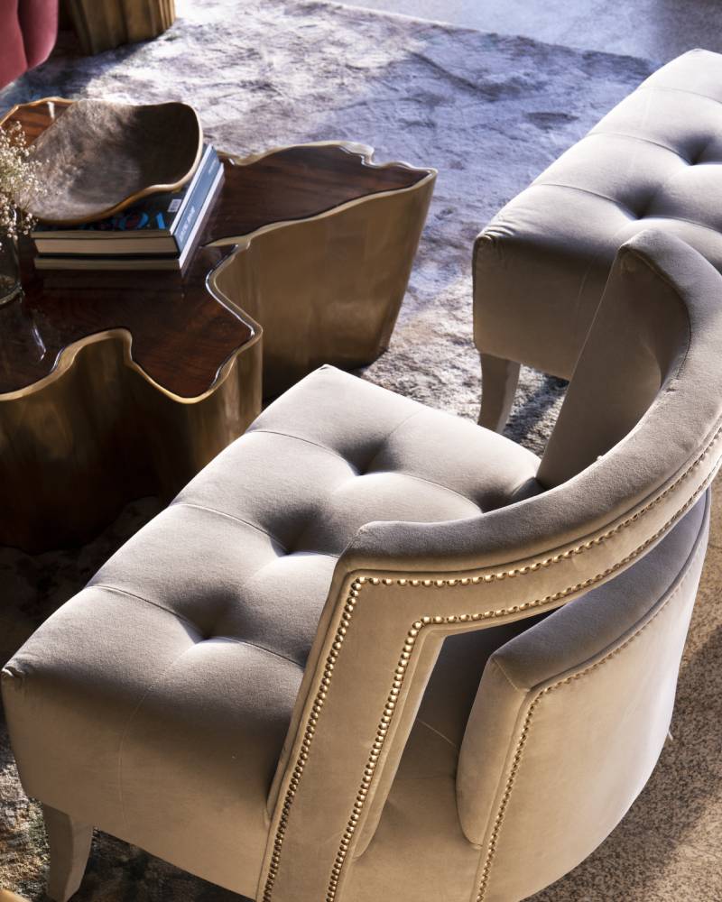 Mesa de Apoio Grande Natural Edge