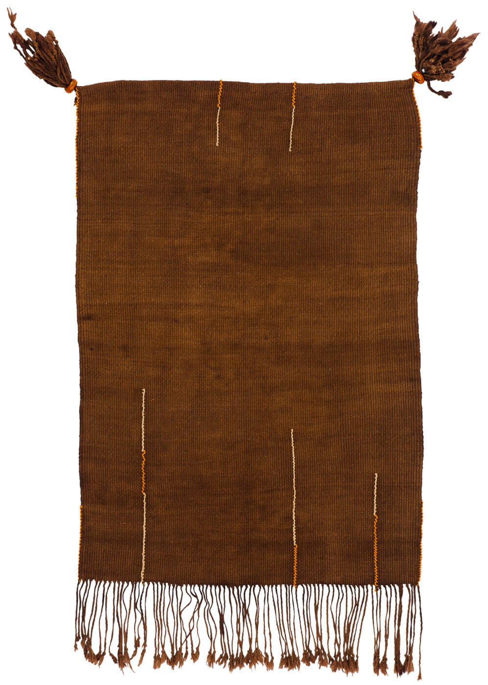 Tapete Cache Sexe Laranja e Branco