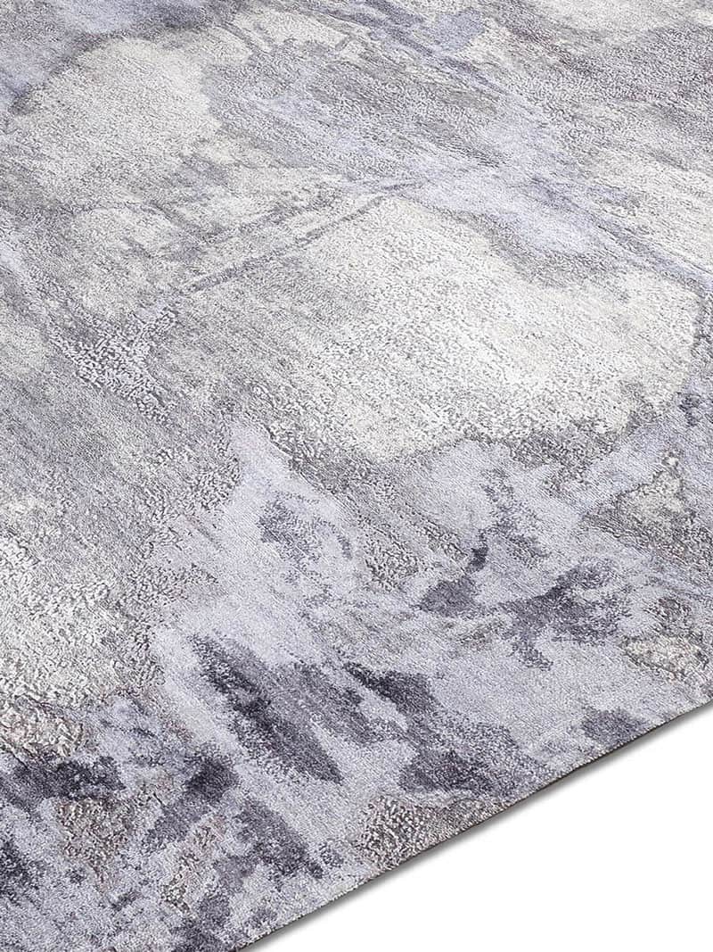 Tapete Light Cinzento Feito à Mão