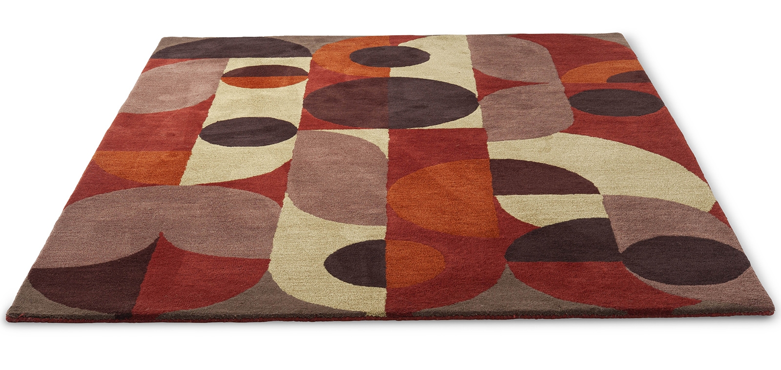 Tapete Decor Cosmo Vermelho Verde Pálido | Tamanho: 160 × 230 cm