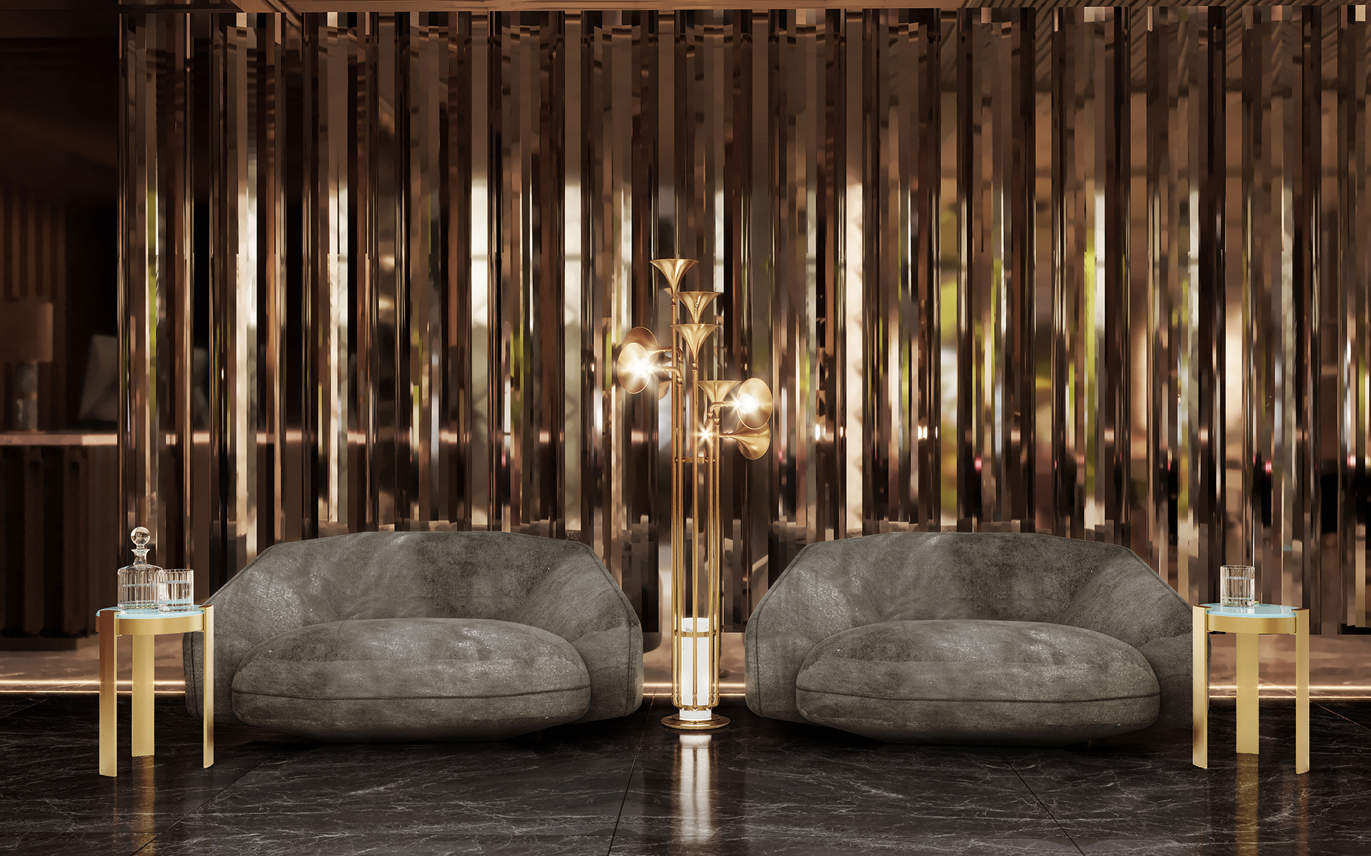 Candeeiro de pé Maestro - 9