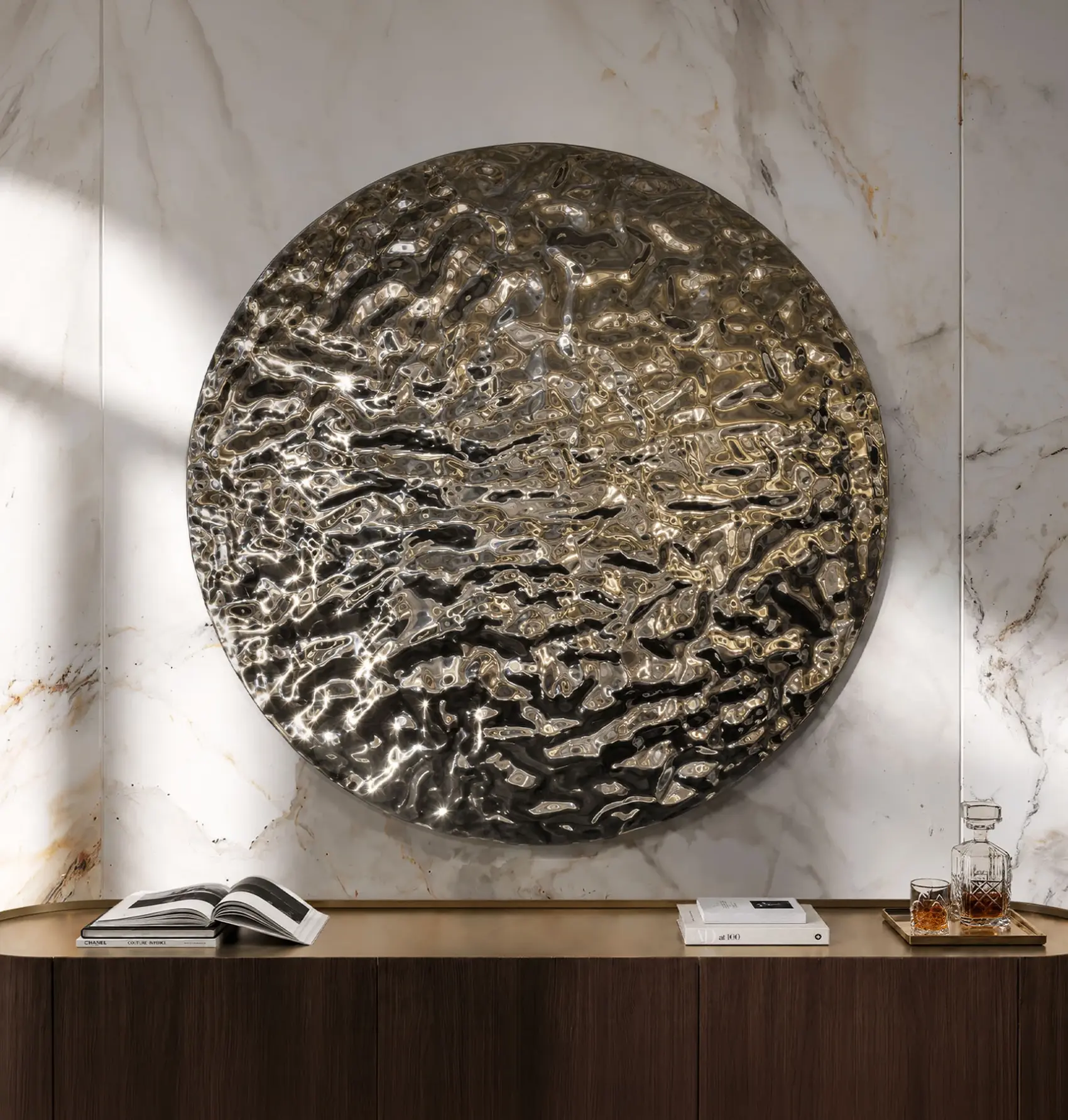 Espelho de Parede Decorativo Gong