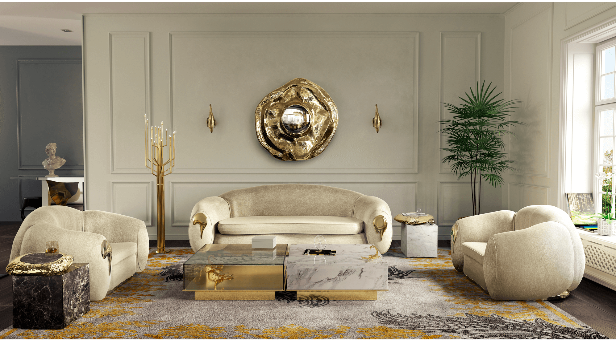 Conjunto Duplo Mesa de Centro Evolution