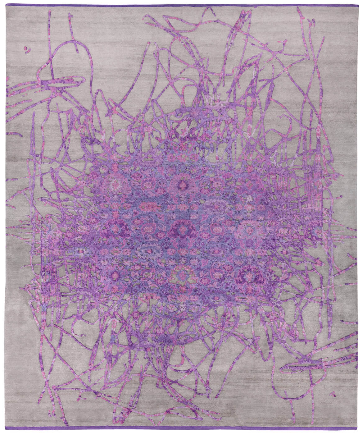 Tapete Bidjar Muted 2 Roxo | Tamanho: 250 × 300 cm