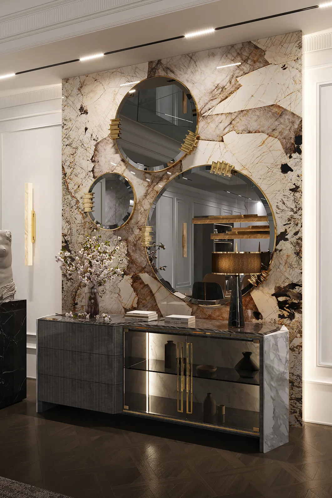 Conjunto espelhos Whirlwind