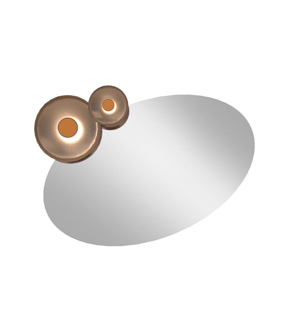 Espelho de Parede Oval Bon Ton