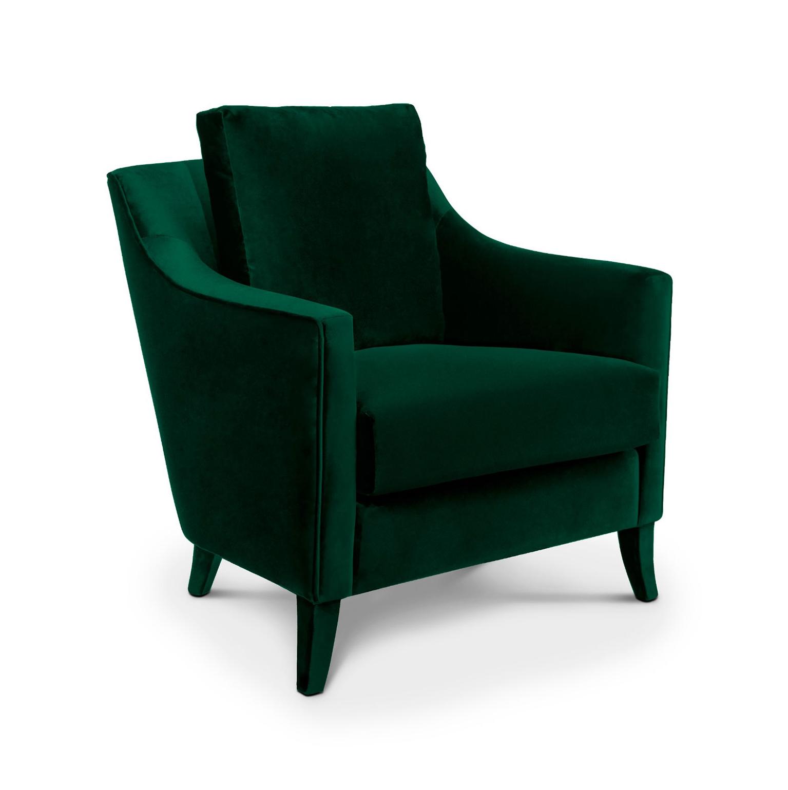 Poltrona em Veludo Luxuoso