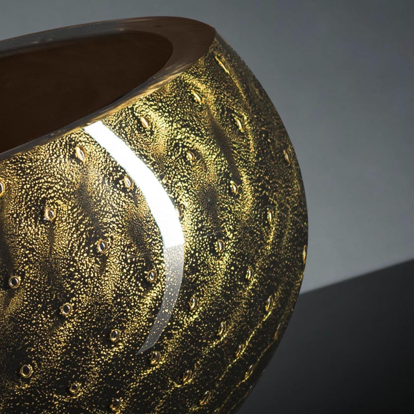 Taça Mocenigo Preta e Dourada