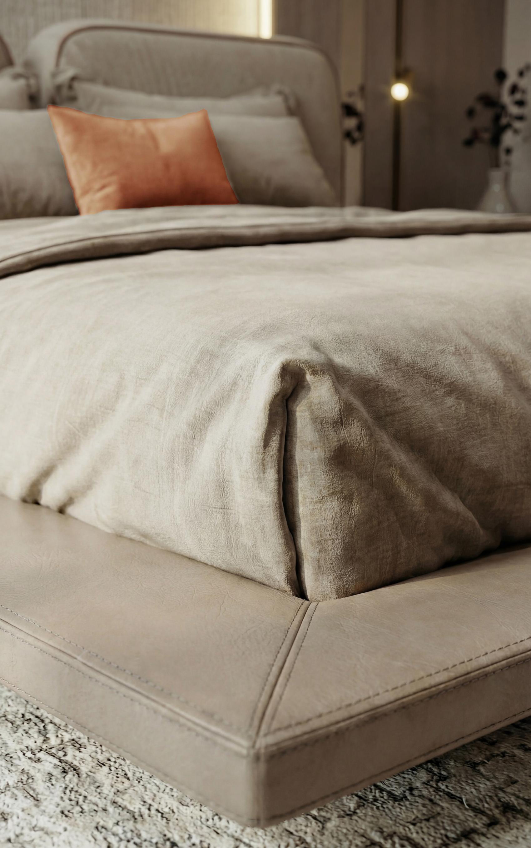 Cama Baixa Aura com Cabeceira