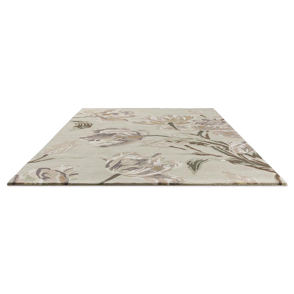 Tapete Gosford Natural/Verde Salva | Tamanho: 140 × 200 cm