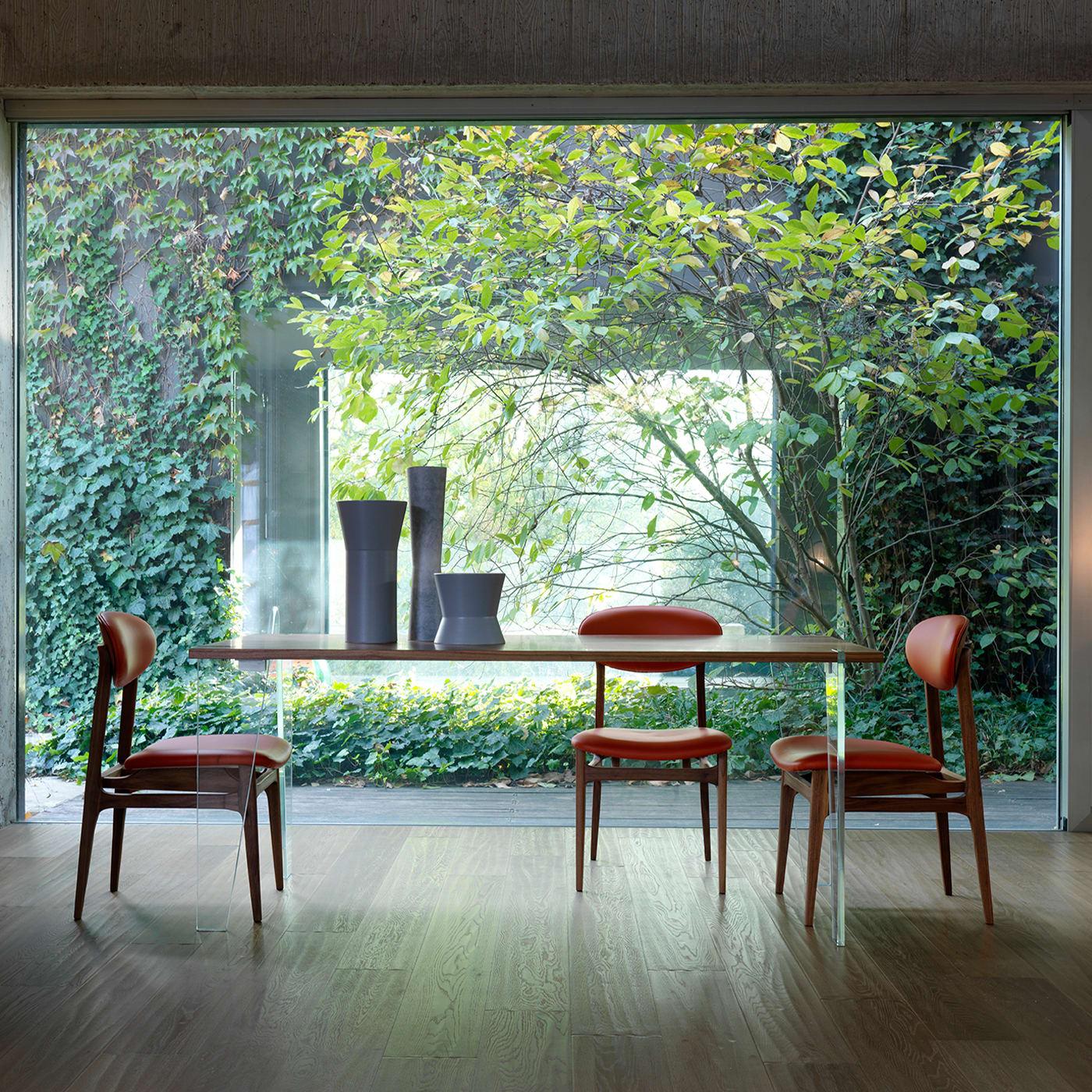 Mesa de Jantar Castanha Sospeso