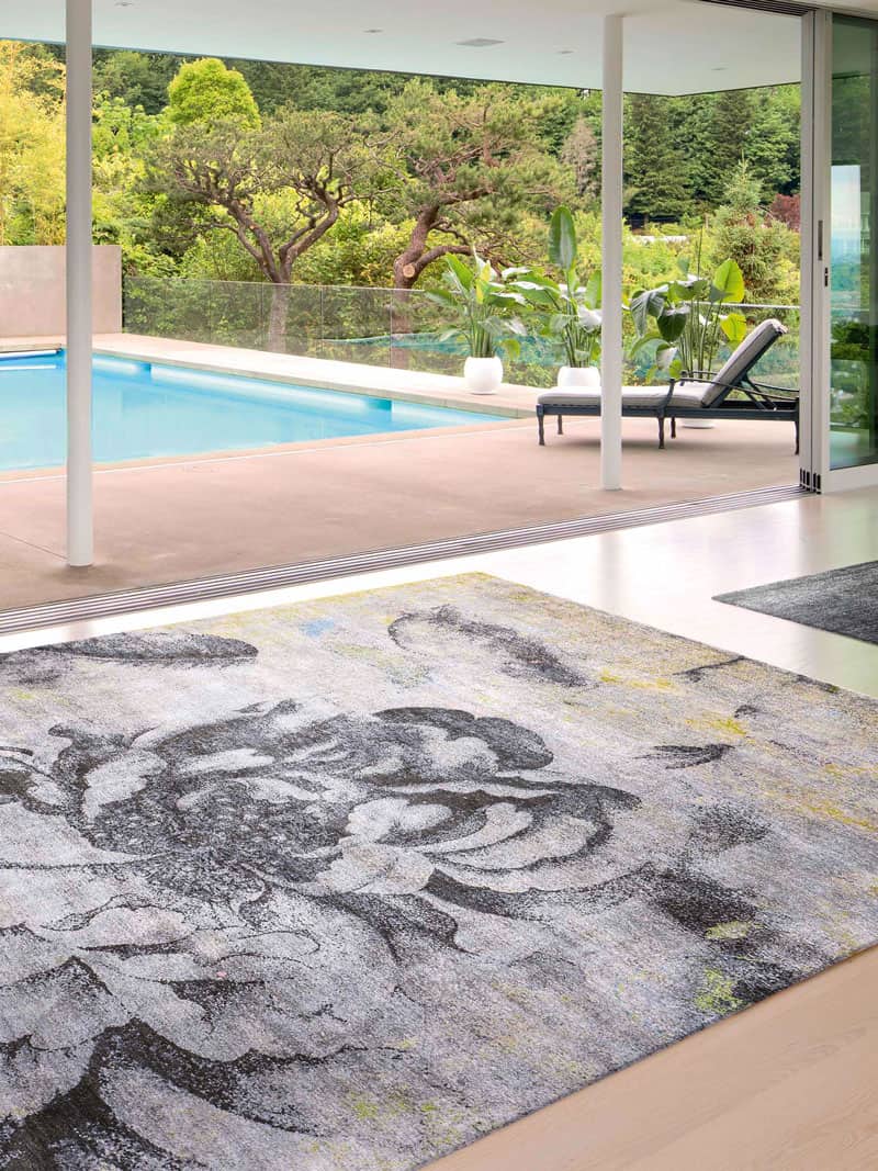 Tapete Flowers Tecido à Mão