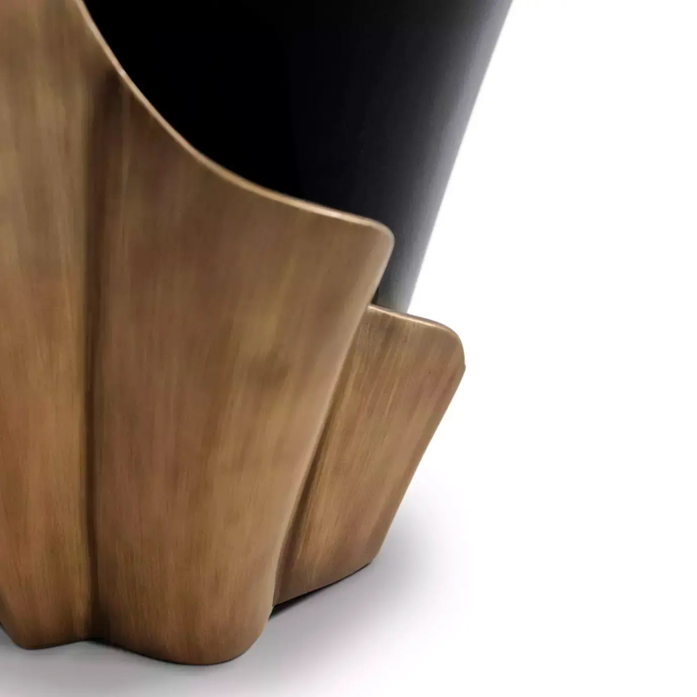 Mesa de Apoio Folha Dourada Envelhecida Solstice