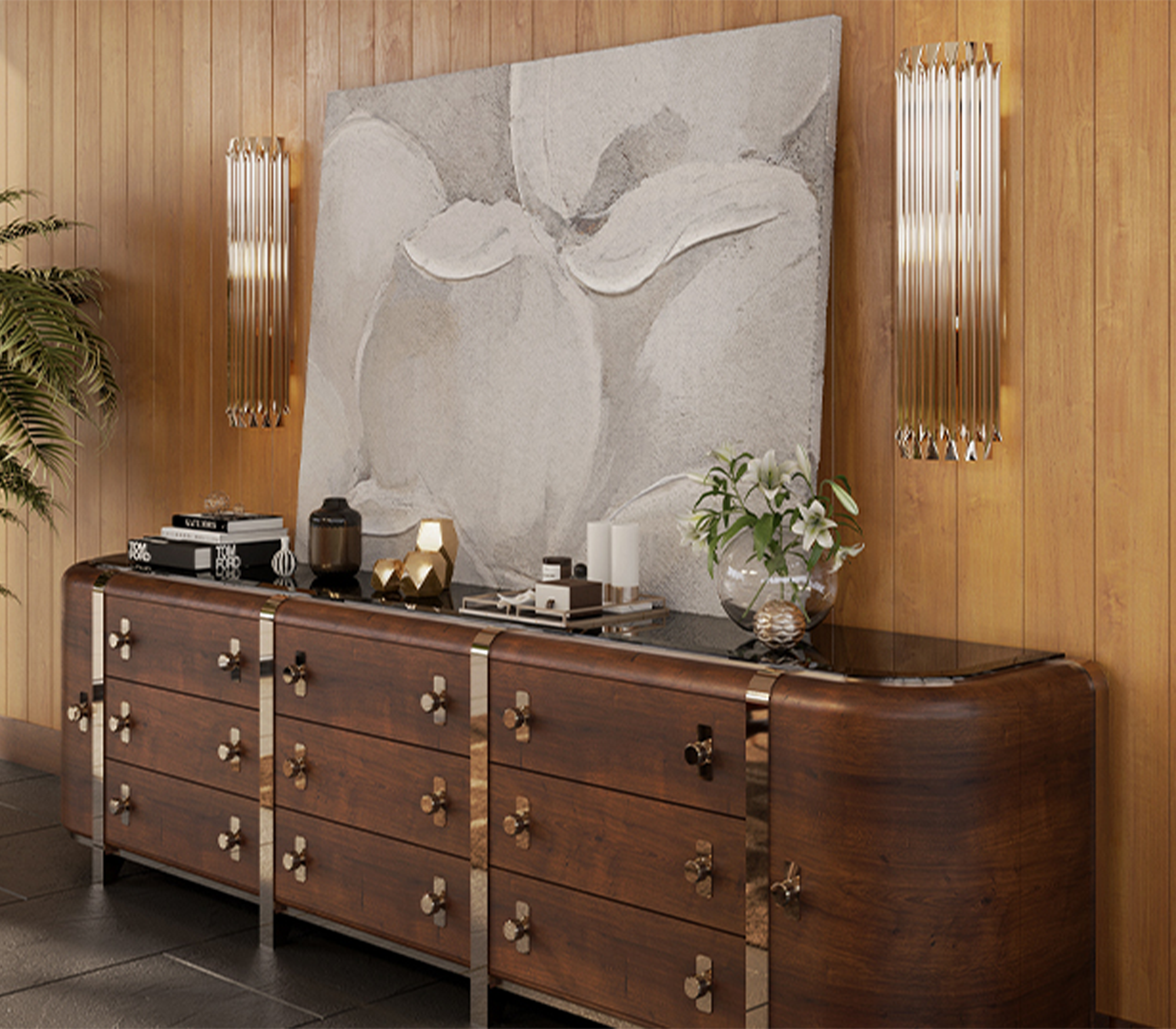 Candeeiro de parede XL Reflex