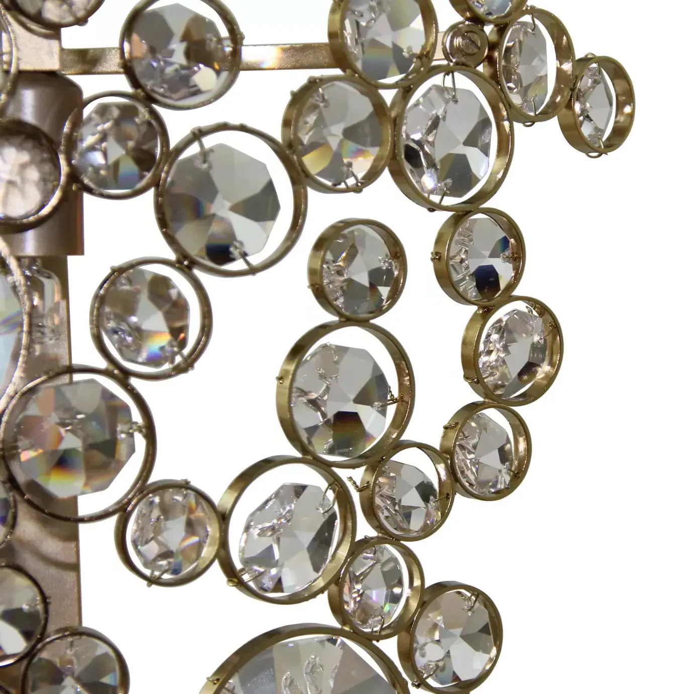 Arandela vidro transparente Eternelle