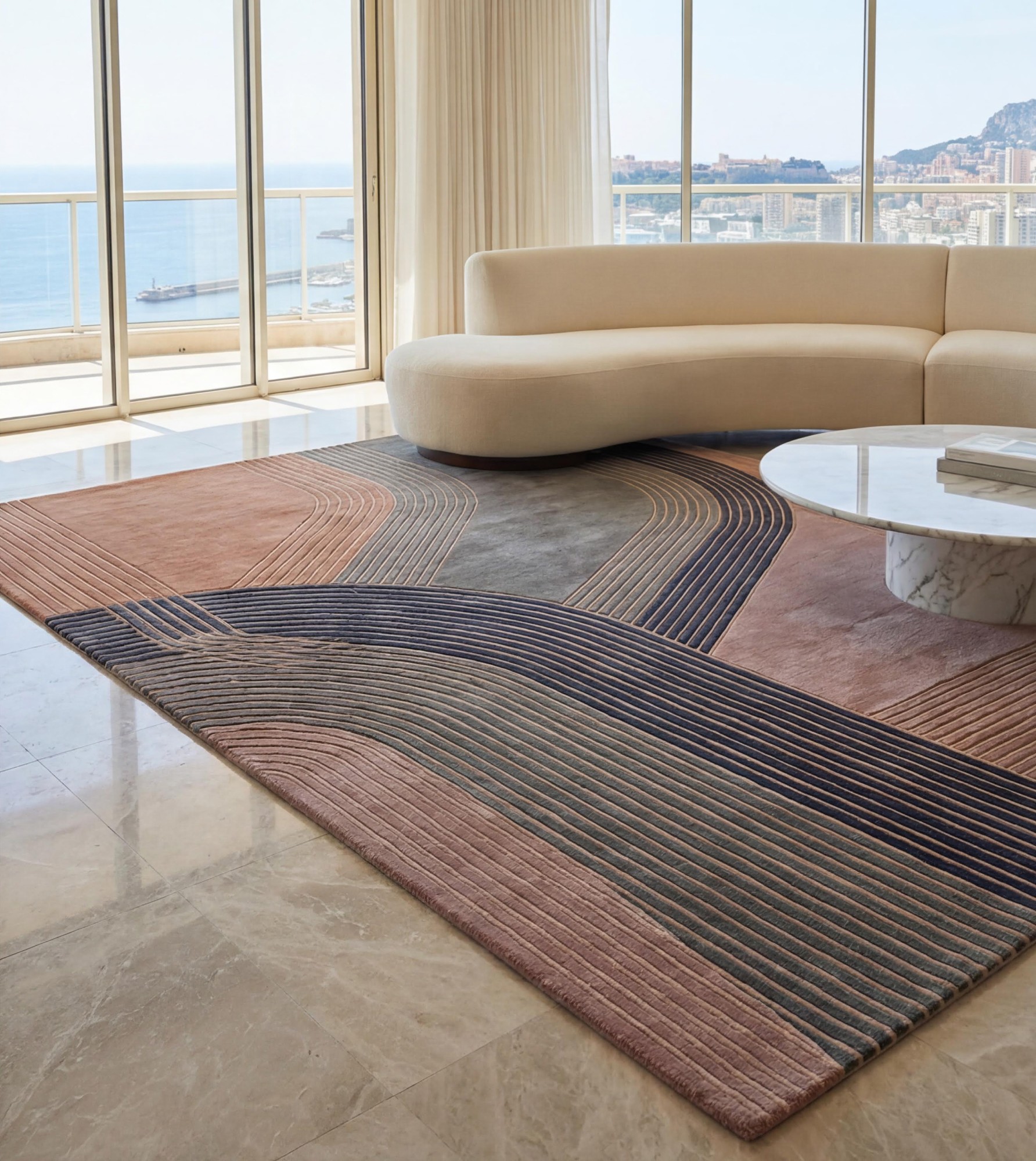 Tapete Vertical Currents Dark