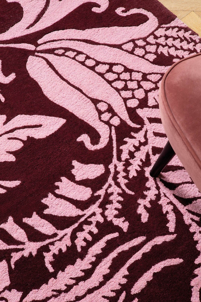 Tapete Baroque Rosa | Tamanho: 250 × 350 cm