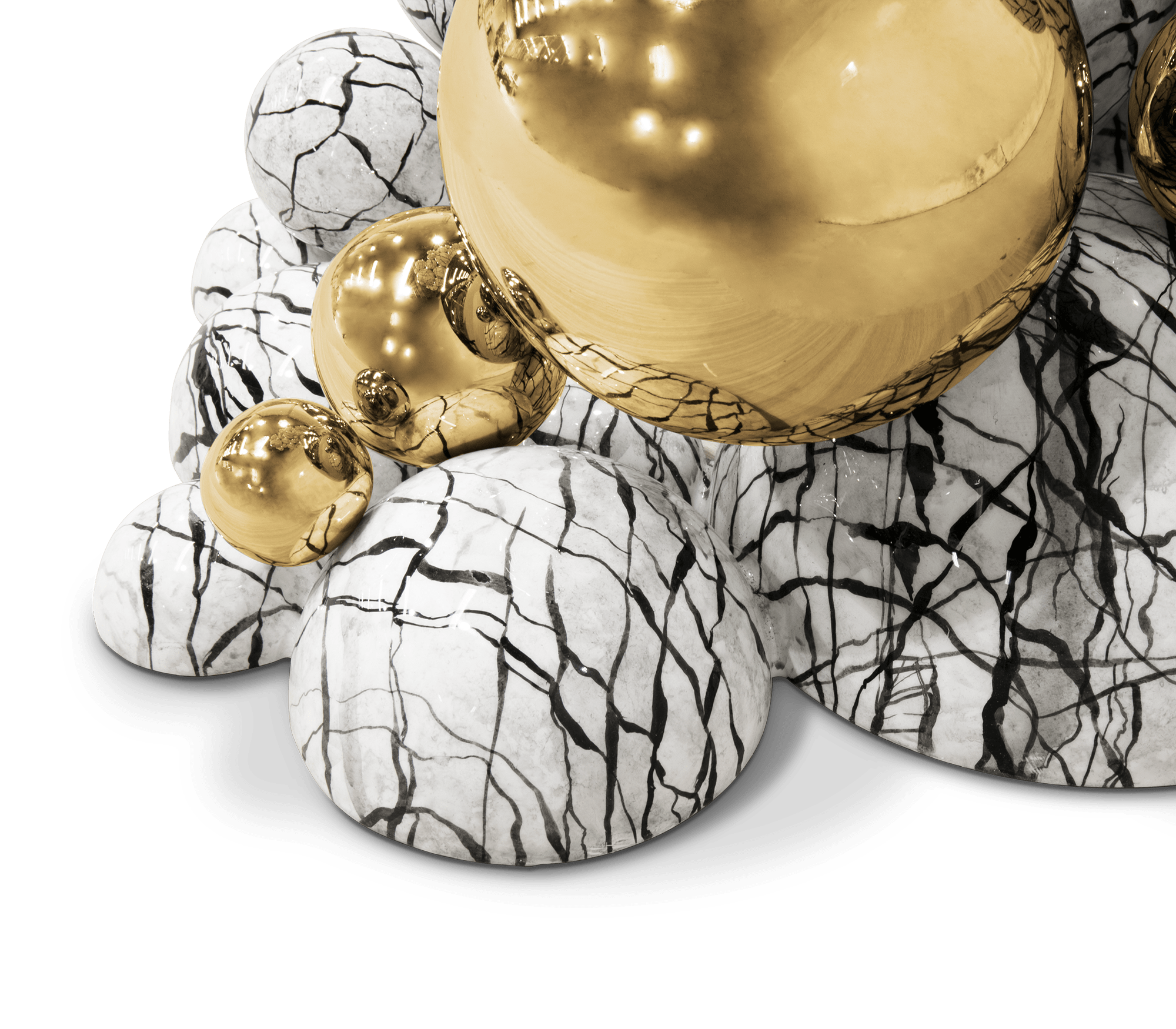 Consola Orbit Falso-mármore