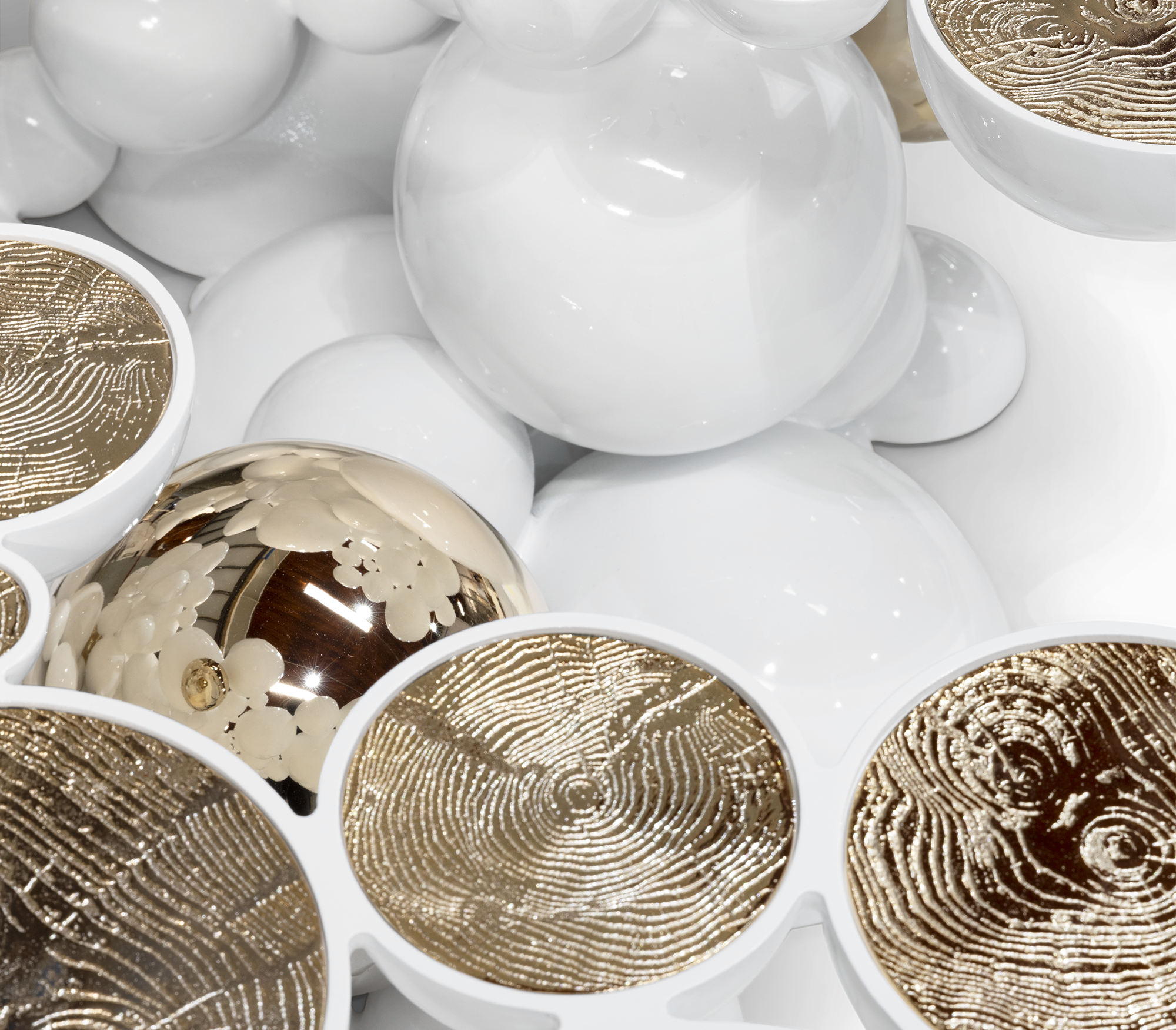 Mesa de Centro Branca Orbit