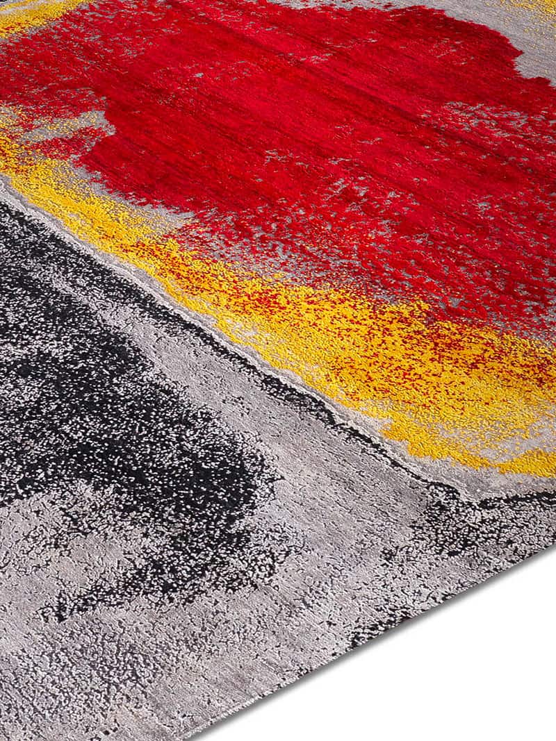 Tapete Red Dot Boulevard Tecido à Mão | Tamanho: 122 × 183 cm