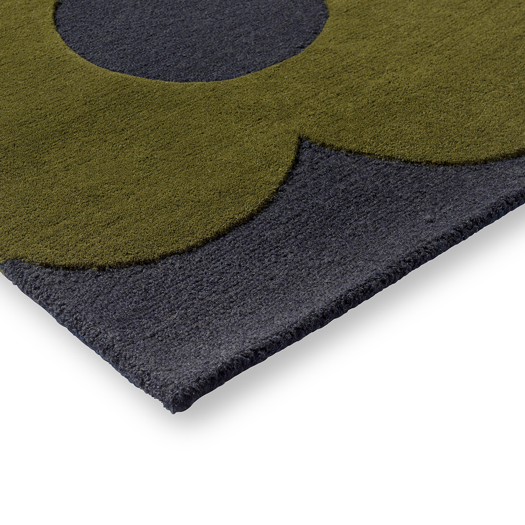 Tapete Designer Lã Sprig Stem Marinho | Tamanho: 200 × 280 cm