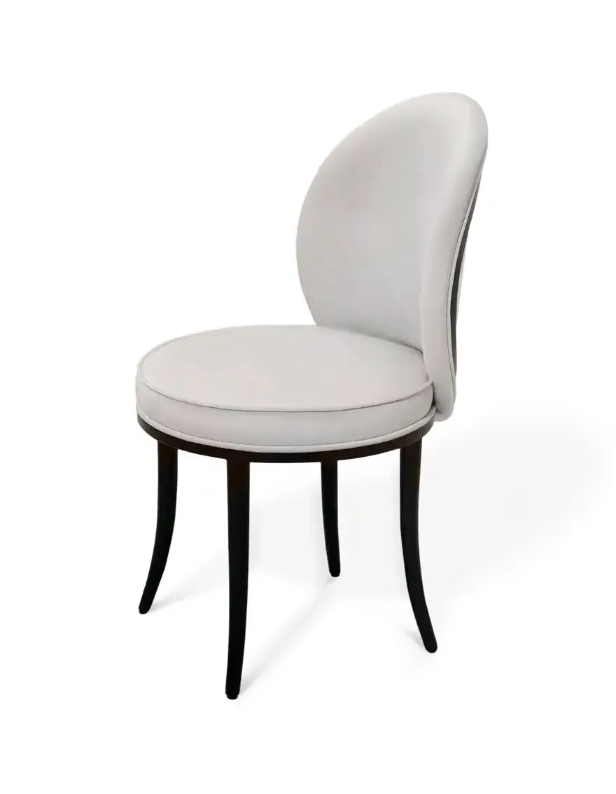 Cadeira de Jantar Mistral com Costas em Tecido