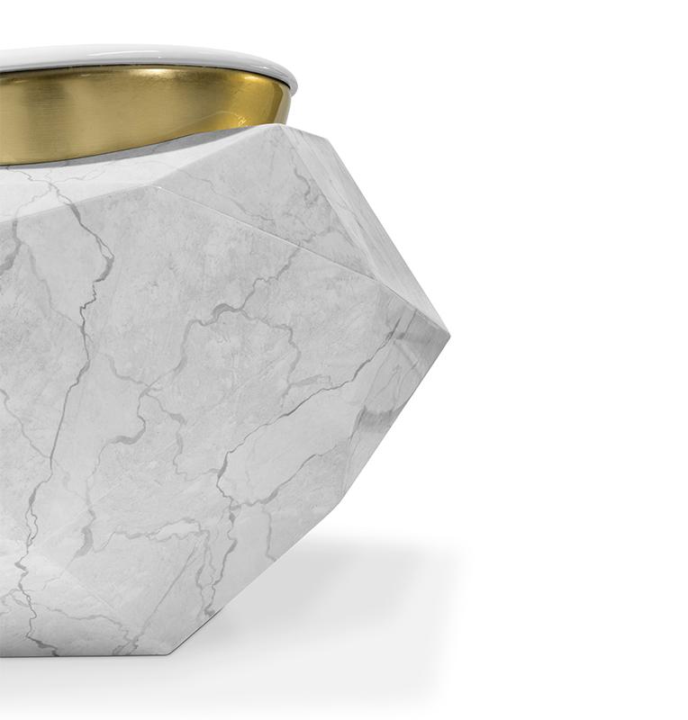 Banheira Gemstone mármore falso