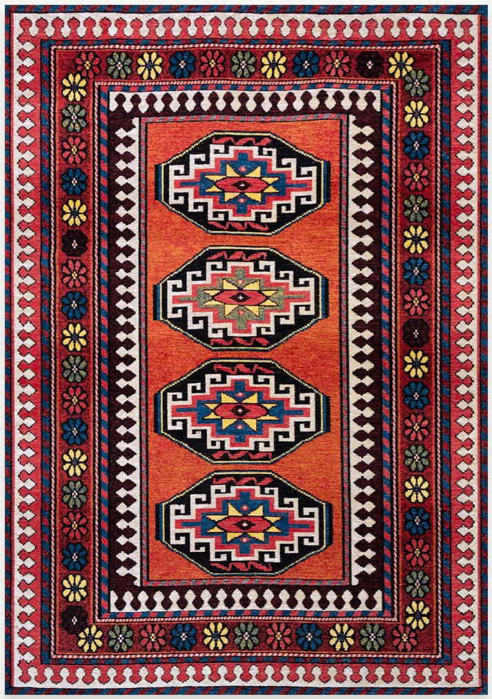 Tapete Red Mix 9844 | Tamanho: 140 × 200 cm