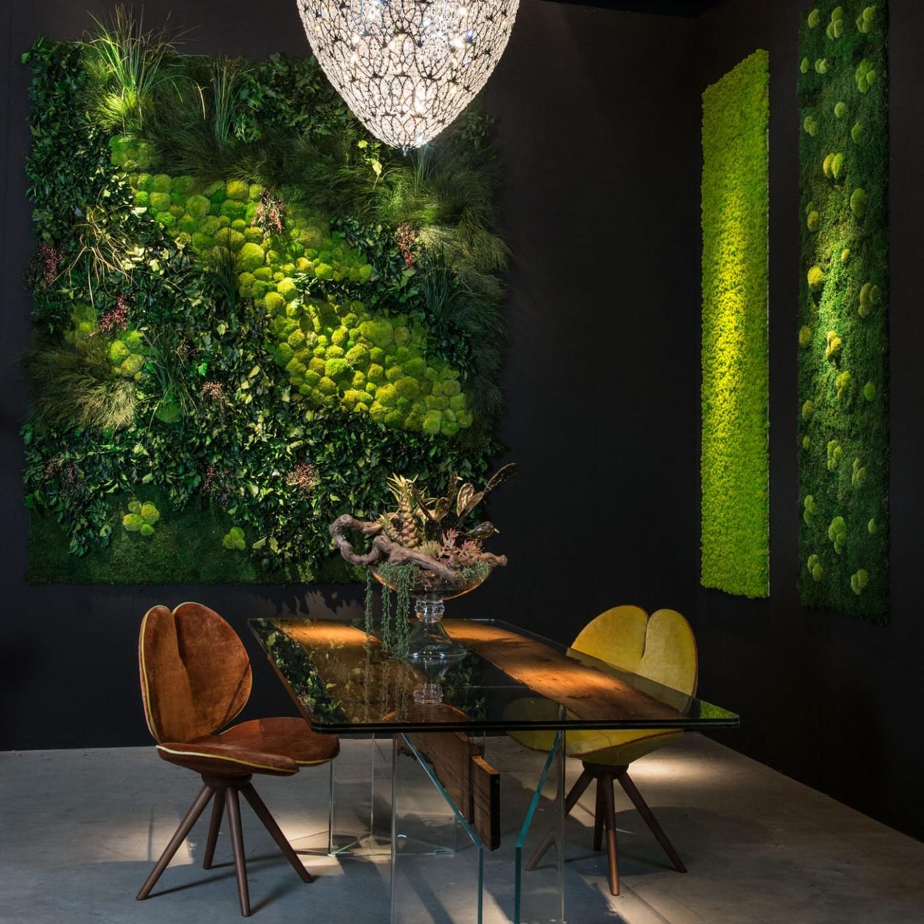 Composição de Parede em Musgo Natural