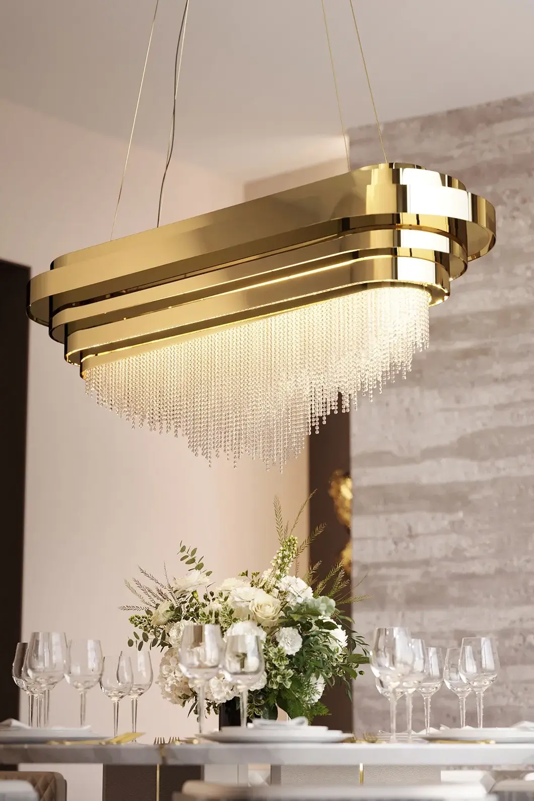 Candeeiro suspenso snooker Art Deco - 3