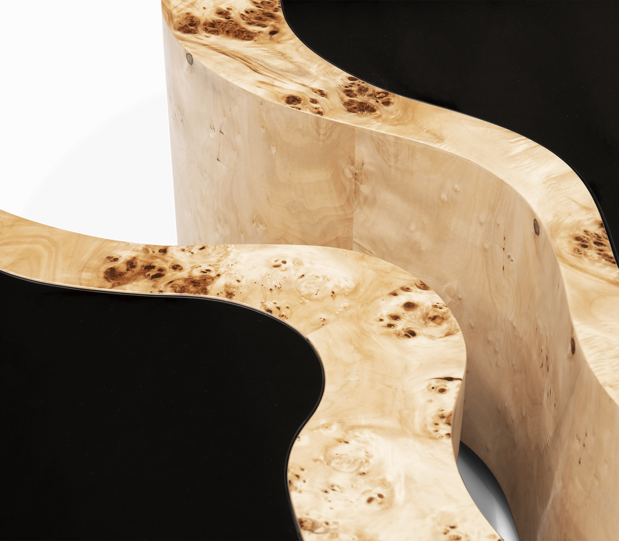 Conjunto de Mesas de Centro Crest Choupo