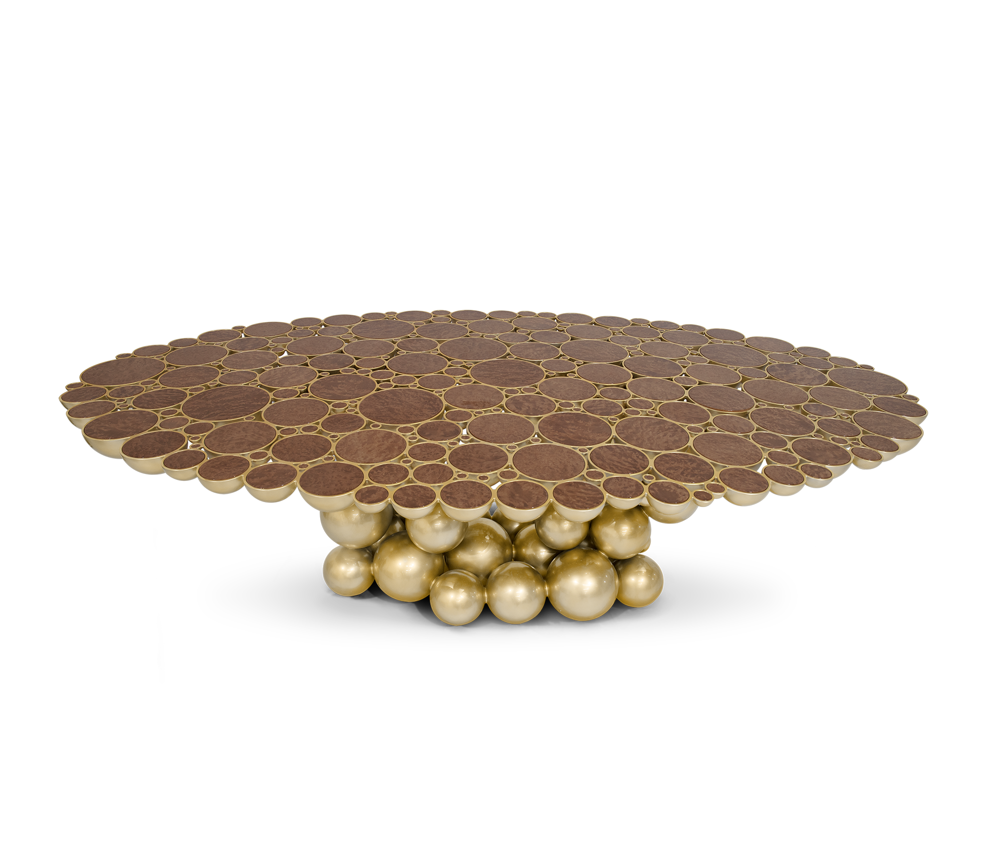 Mesa de Jantar Luxe Nogueira Orbit