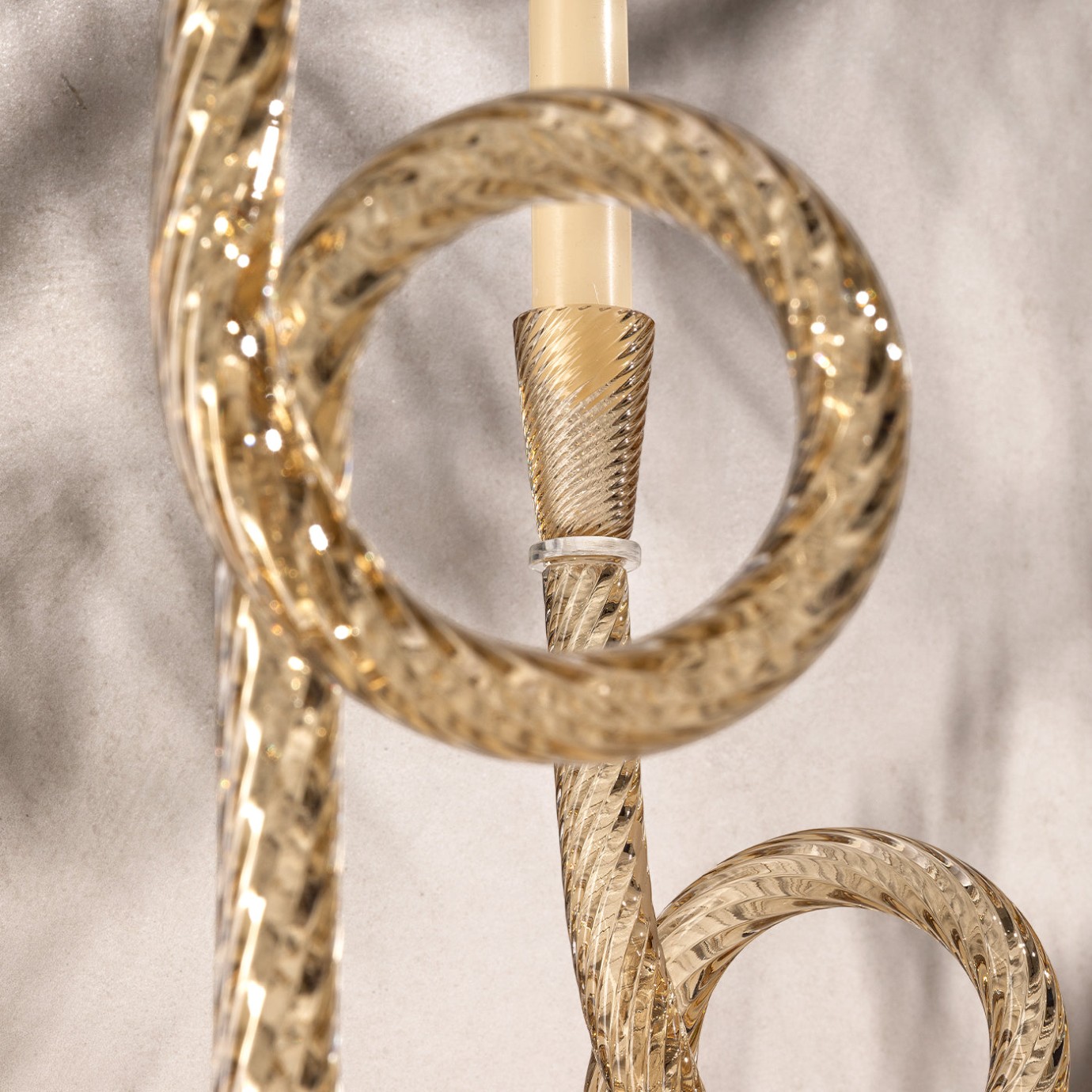 Conjunto de 2 Castiçais Venetian Knot