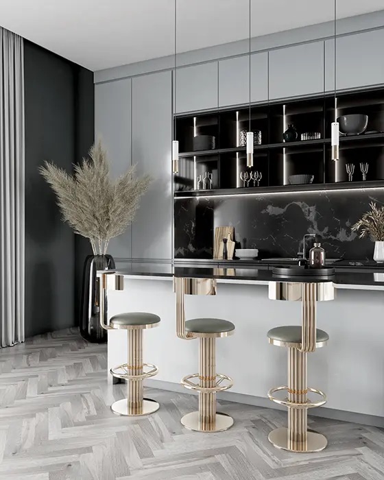 Banco bar luxo Keira Bar - 1