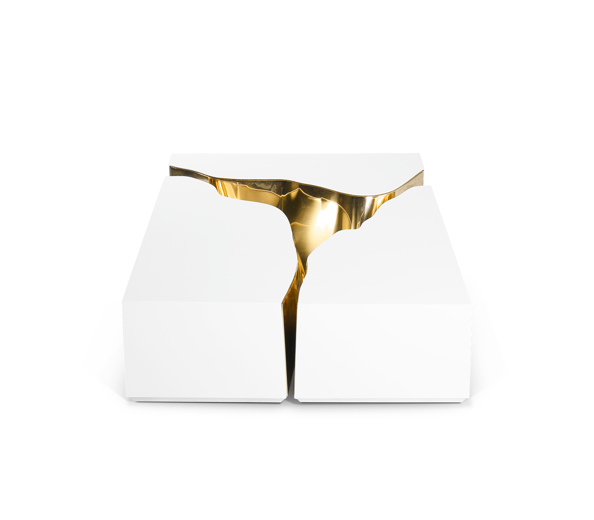 Mesa de Centro Branca Fissure