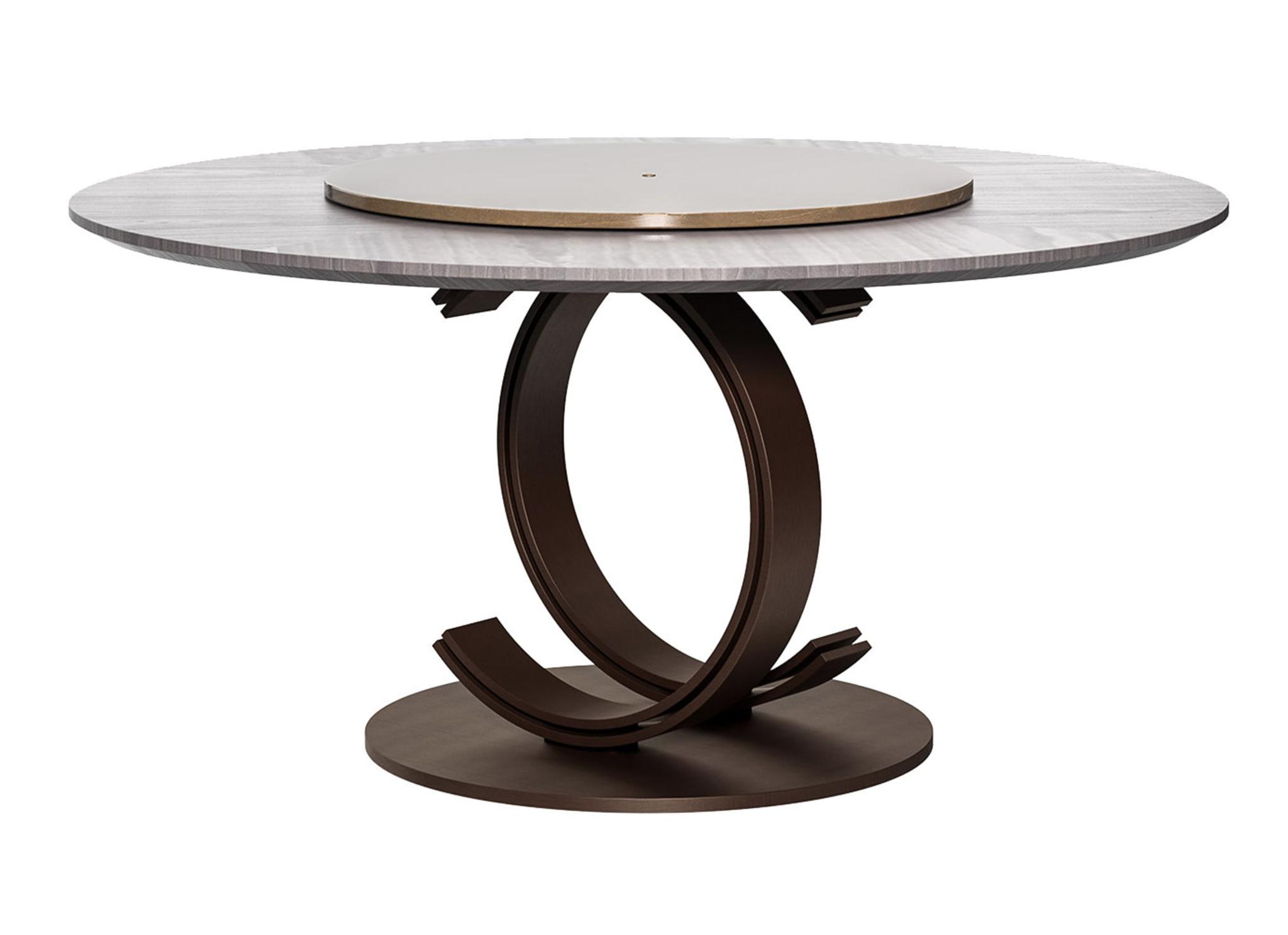 Mesa Redonda Blue Moon | Configuração: Com bandeja giratória | Dimensões: Ø 180 cm