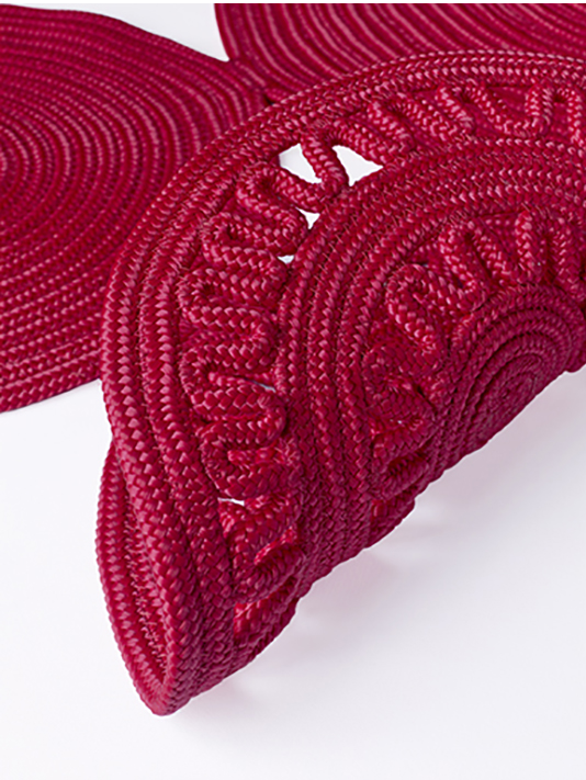 Tapete Braided Patchwork Red Beauty | Tamanho: 160 × 230 cm