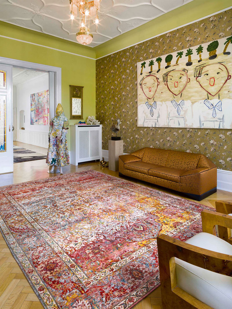 Tapete Hundred Million Feito à Mão Luxury | Tamanho: 140 × 210 cm