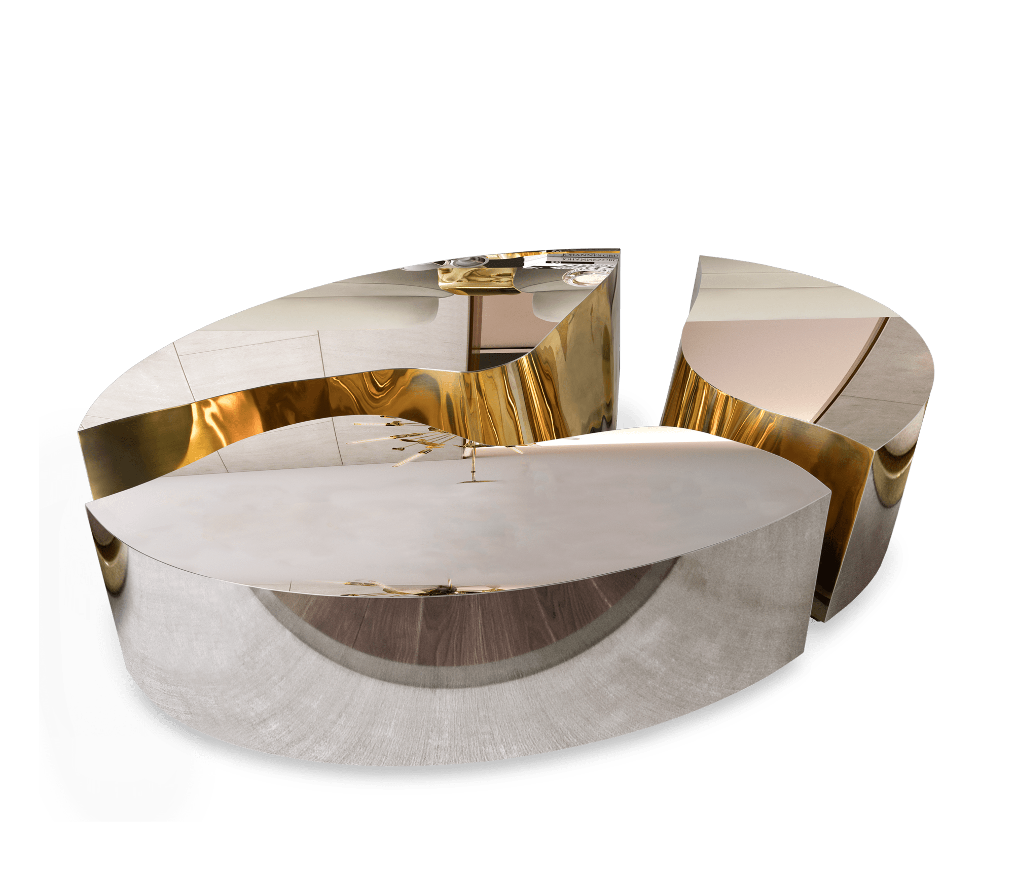 Mesa de Centro Oval Fissure